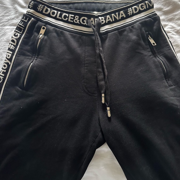 Dolce and Gabbana black Sweatpants sz 36 IT or sz 0 US - Picture 1 of 11